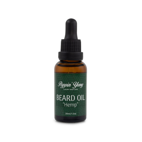 Poppin’ Yang Beard Oil Hemp 30mL - Greg Hair and Nails