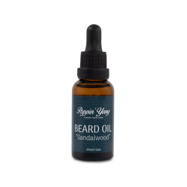 Poppin’ Yang Beard Oil Sandalwood 30mL - Greg Hair and Nails